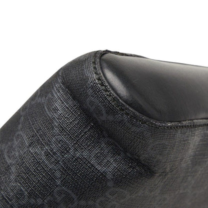 Gucci GG Crossbody Shoulder Bag Black Leather — view 4
