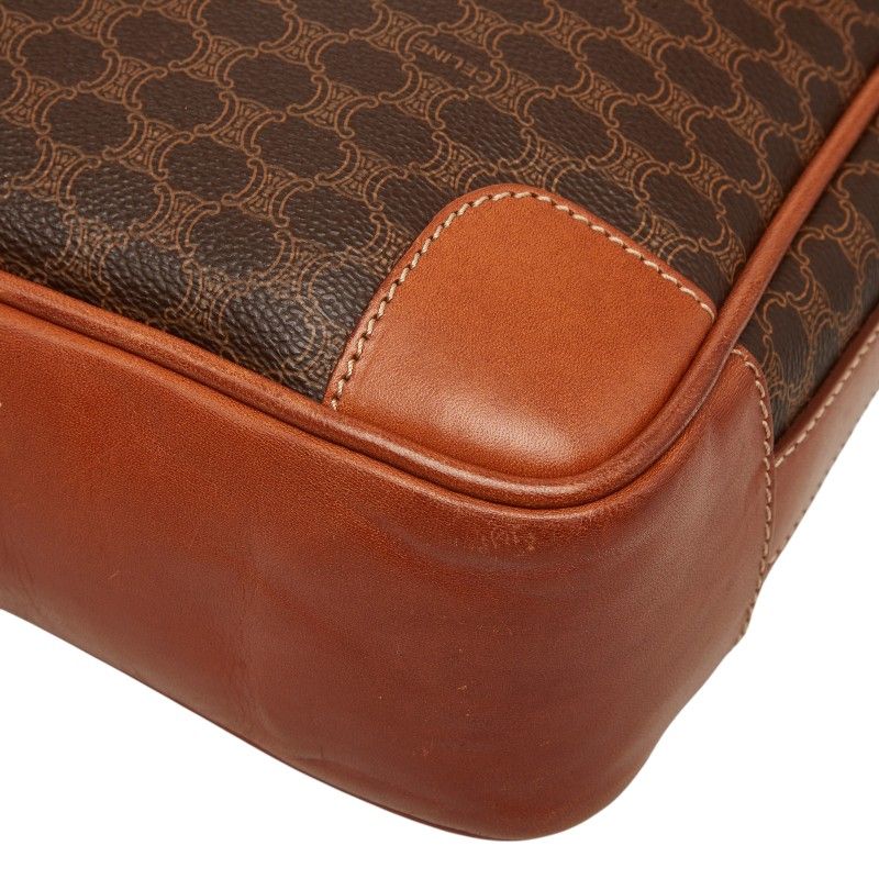 Celine Seri Handbag 2-Way Brown Leather — view 6