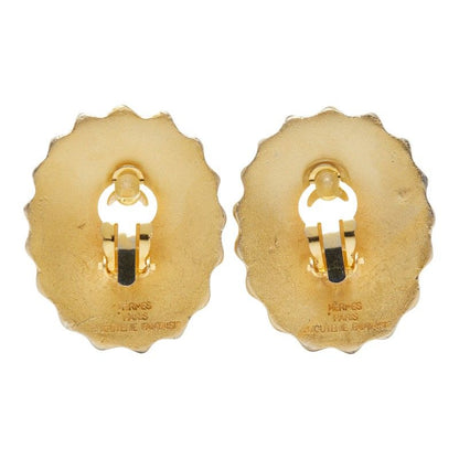 Hermes Earrings Gold Plating — view 2