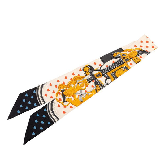 Hermes Brides Gala Love Scarf Multicolor Silk