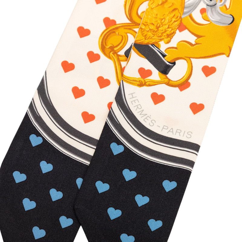 Hermes Brides Gala Love Scarf Multicolor Silk — view 3