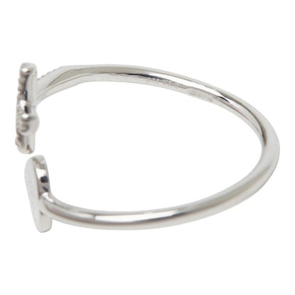Gucci Cross Motif Heart Ring 18k White Gold — view 6