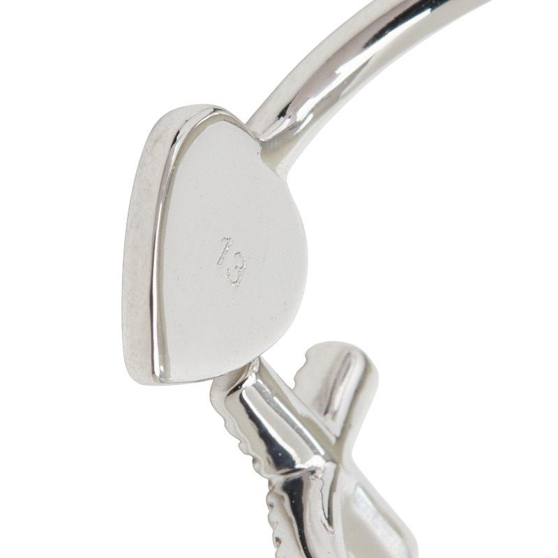 Gucci Cross Motif Heart Ring 18k White Gold — view 7