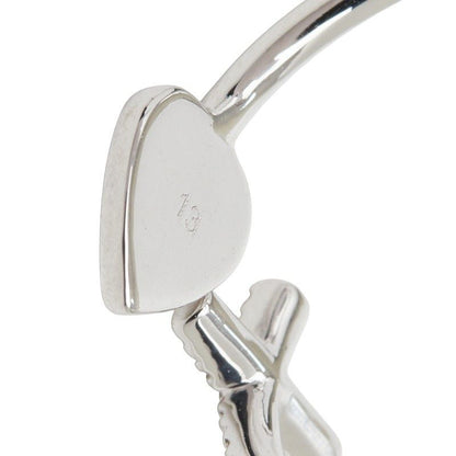 Gucci Cross Motif Heart Ring 18k White Gold — view 7