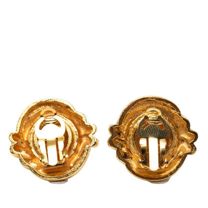 Chanel Tsustrike Earrings Gold Pearl Plating — view 2