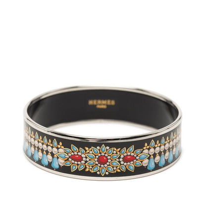 Hermes GM Bangle Black tale 1- Bracelet
