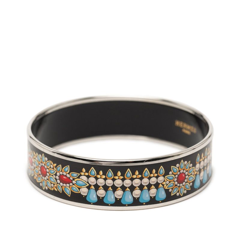 Hermes GM Bangle Black tale 1- Bracelet — view 2