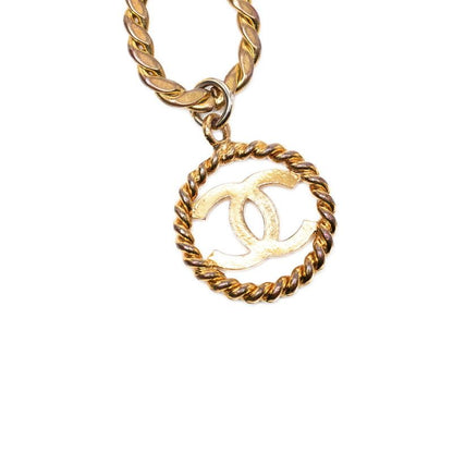 Chanel CC Logo Tsustrike leto Vintage Gold Plating 1 Belt — view 2