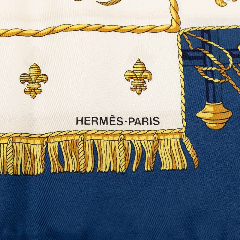 Hermes Carre 90 Vue du Carrosse Galere Reale Scarf Multicolor — view 7
