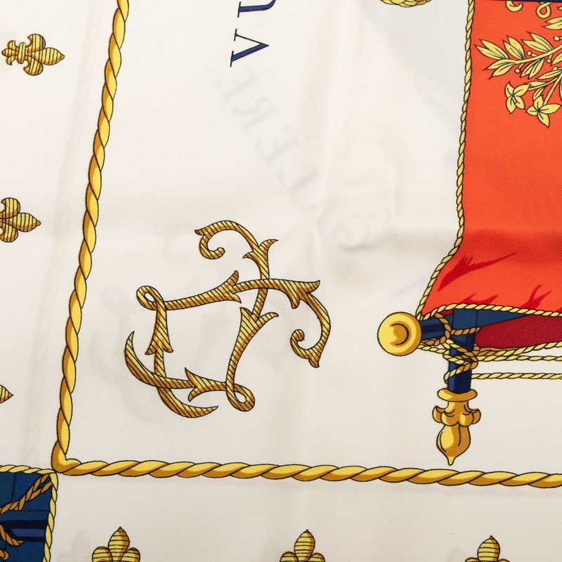 Hermes Carre 90 Vue du Carrosse Galere Reale Scarf Multicolor — view 4