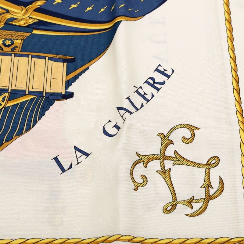 Hermes Carre 90 Vue du Carrosse Galere Reale Scarf Multicolor — view 5