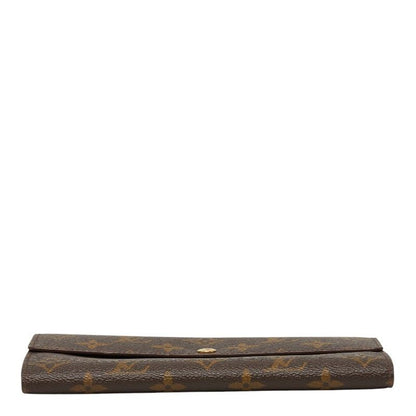 Louis Vuitton Monogram Pochette leto Cles Wallet Brown Leather — view 3