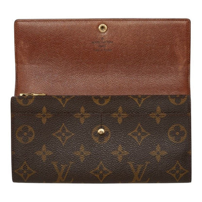 Louis Vuitton Monogram Pochette leto Cles Wallet Brown Leather — view 7