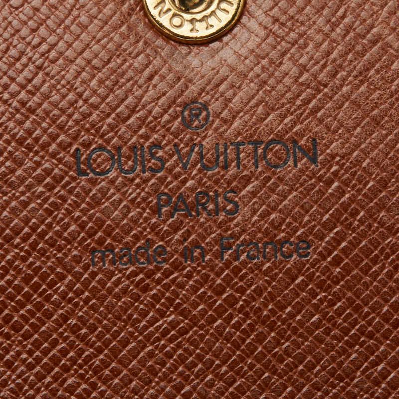 Louis Vuitton Monogram Pochette leto Cles Wallet Brown Leather — view 9