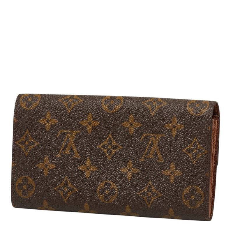 Louis Vuitton Monogram Pochette leto Cles Wallet Brown Leather — view 2