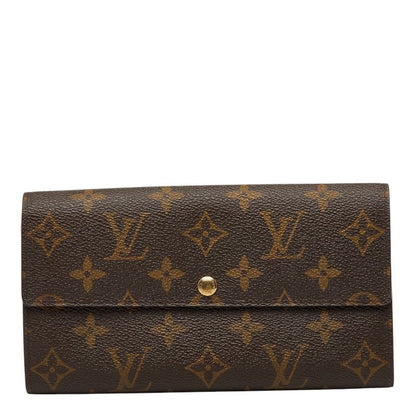 Louis Vuitton Monogram Pochette leto Cles Wallet Brown Leather