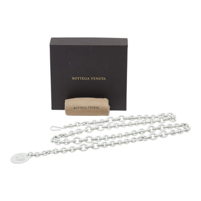 Bottega Veneta Logo leto togray Enamel tale Belt — view 4