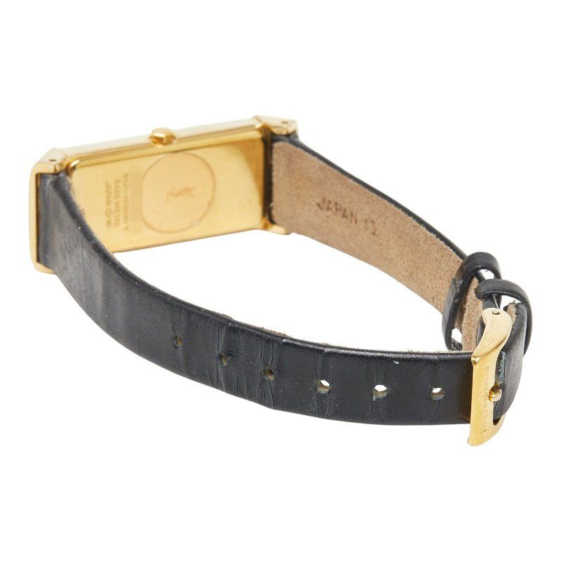 Saint Laurent YSL Logo Watch Leather Plating LadySaint — view 6