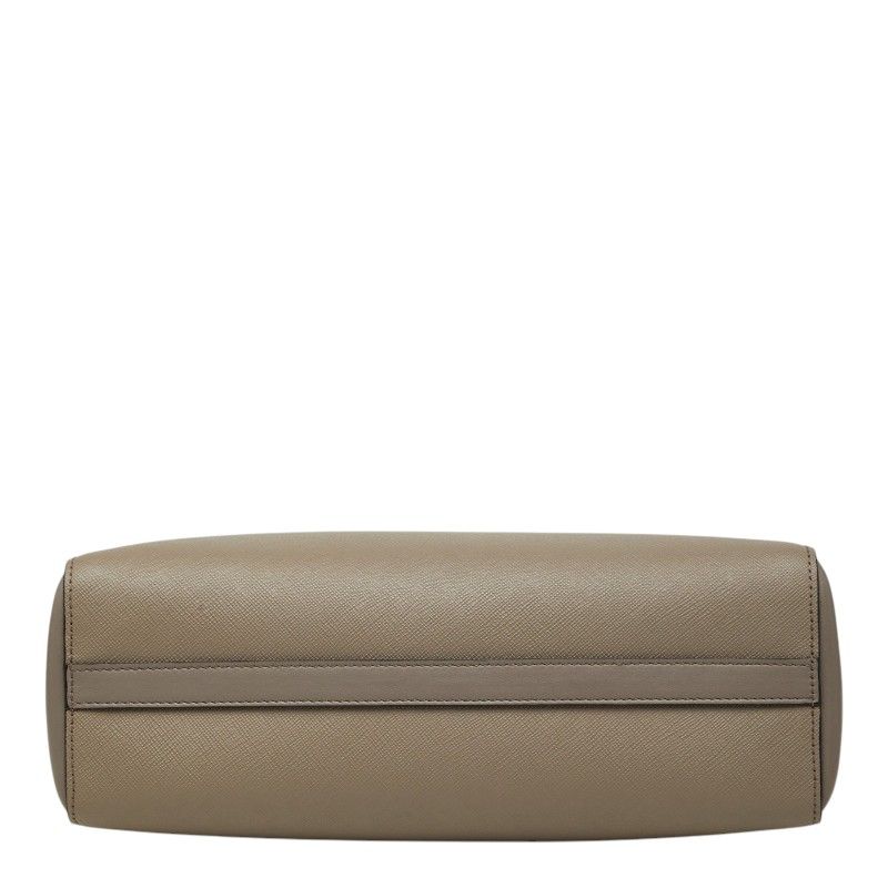 Prada 2-Way Shoulder Bag Gray Ju Saffiano Leather — view 3