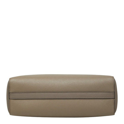 Prada 2-Way Shoulder Bag Gray Ju Saffiano Leather — view 3