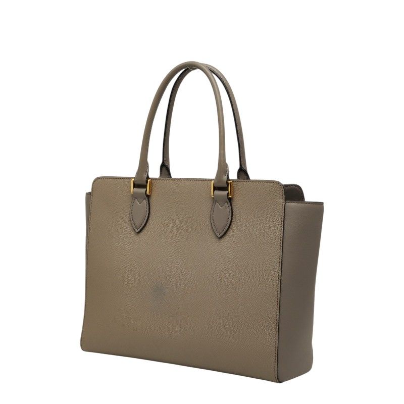 Prada 2-Way Shoulder Bag Gray Ju Saffiano Leather — view 2