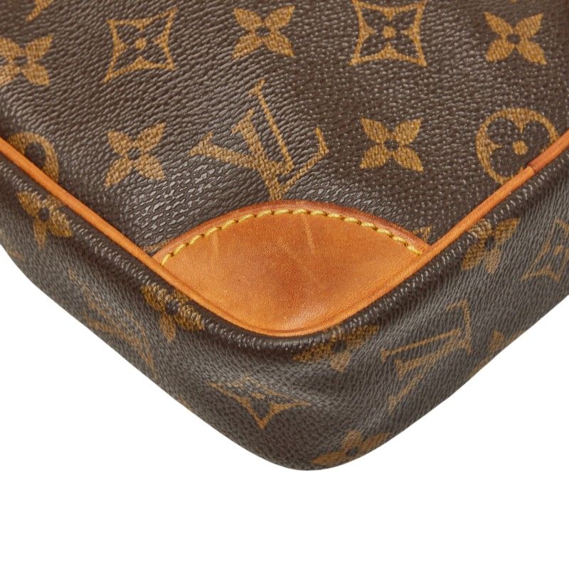 Louis Vuitton Monogram Danube Crossbody Shoulder Bag Brown Leather — view 5
