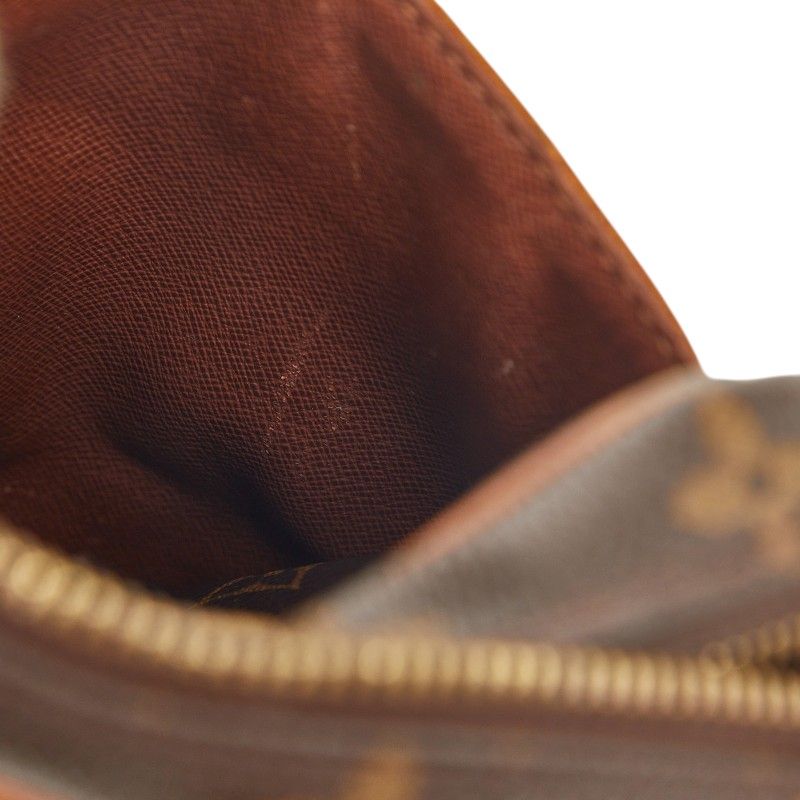 Louis Vuitton Monogram Danube Crossbody Shoulder Bag Brown Leather — view 8