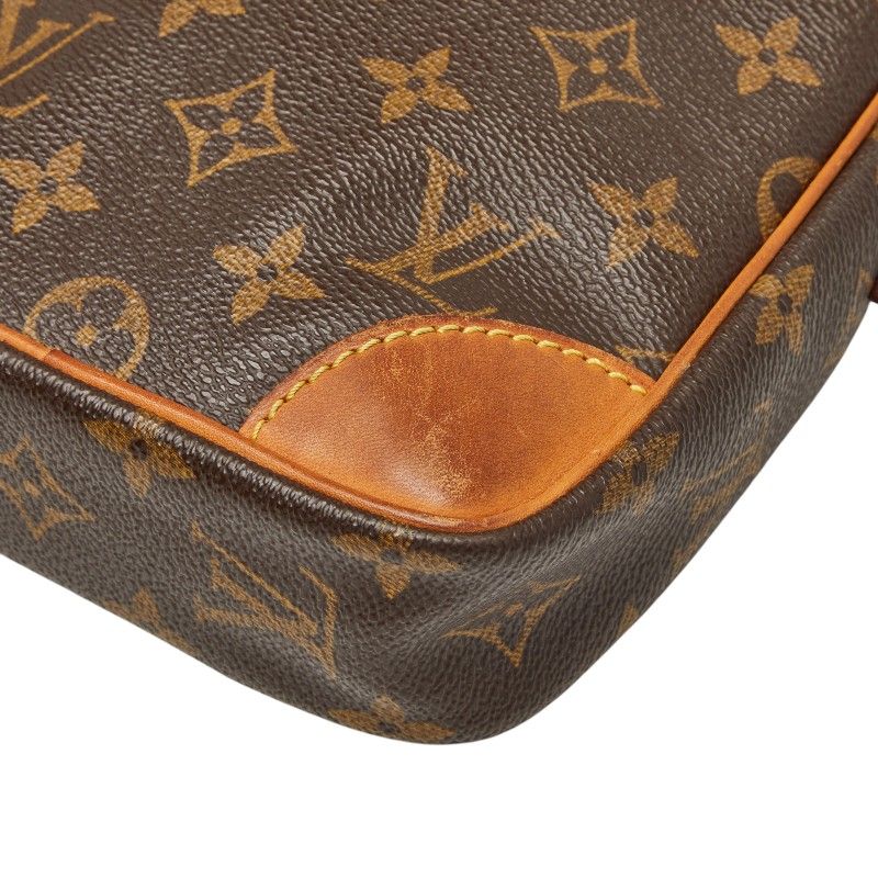 Louis Vuitton Monogram Danube Crossbody Shoulder Bag Brown Leather — view 4