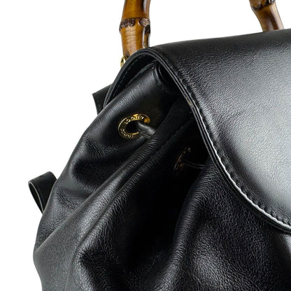 Gucci Backpack Bamboo Black — view 6