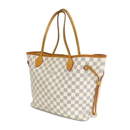 Louis Vuitton Damier Azur Neverfull MM Shoulder Tote — view 2