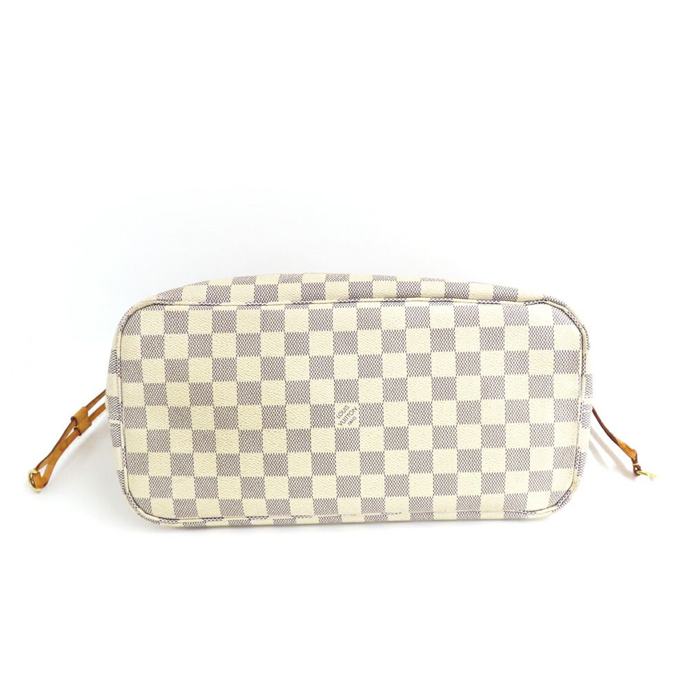 Louis Vuitton Damier Azur Neverfull MM Shoulder Tote — view 5