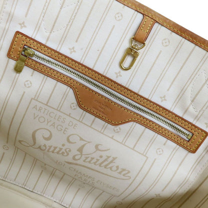 Louis Vuitton Damier Azur Neverfull MM Shoulder Tote — view 9