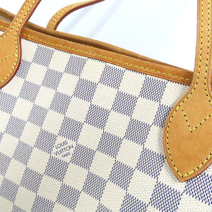 Louis Vuitton Damier Azur Neverfull MM Shoulder Tote — view 6