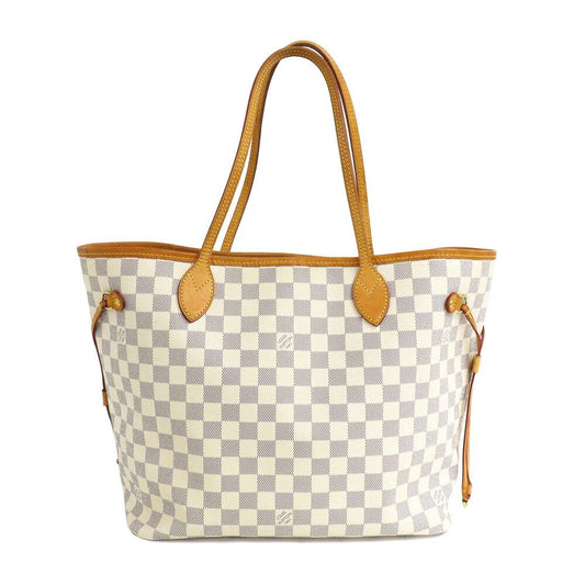 Louis Vuitton Damier Azur Neverfull MM Shoulder Tote