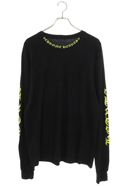 Chrome Hearts CH 1 Neck Logo Print Long Sleeve Top
