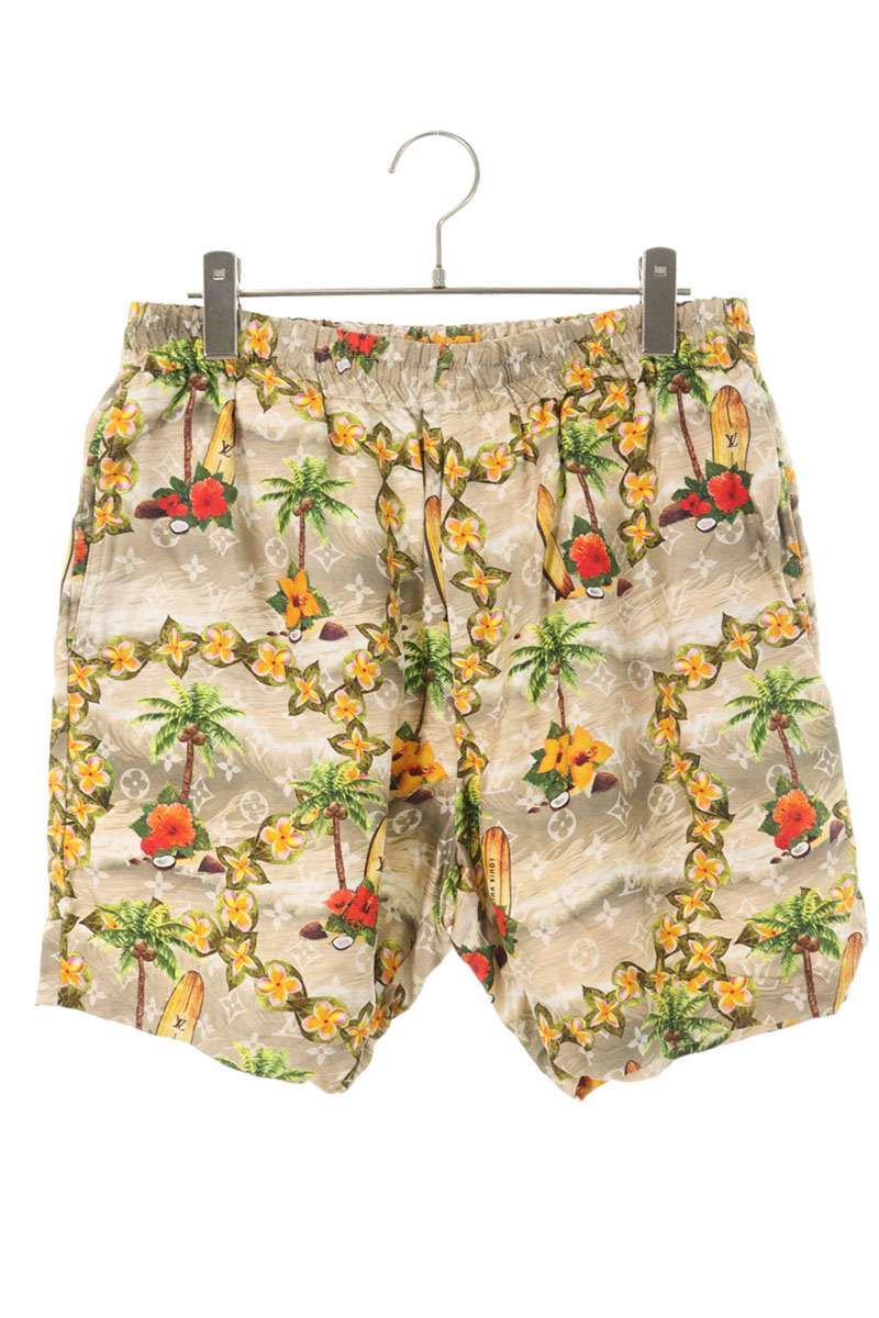 Louis Vuitton MM Knc Monogram patternsilk Shorts 48