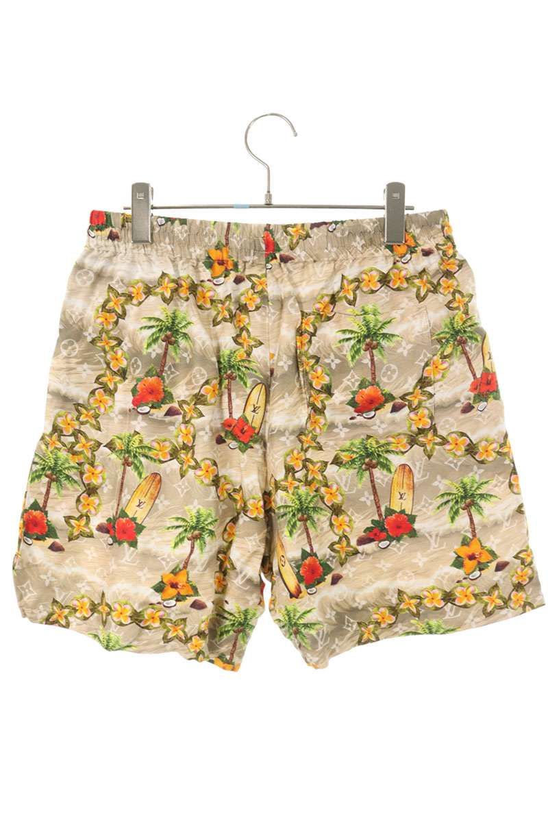 Louis Vuitton MM Knc Monogram patternsilk Shorts 48 — view 2