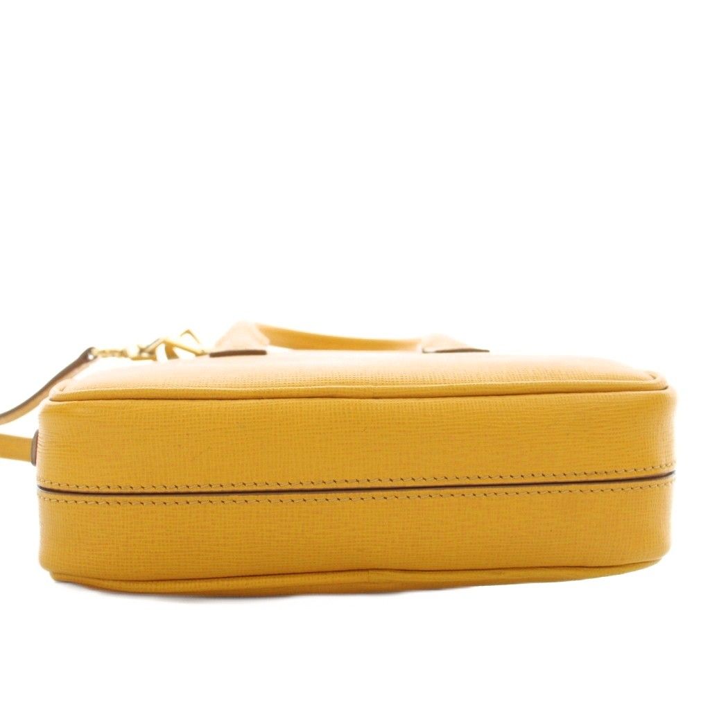 Max Mara Mini Shoulder Bag 2-Way Master Yellow — view 9