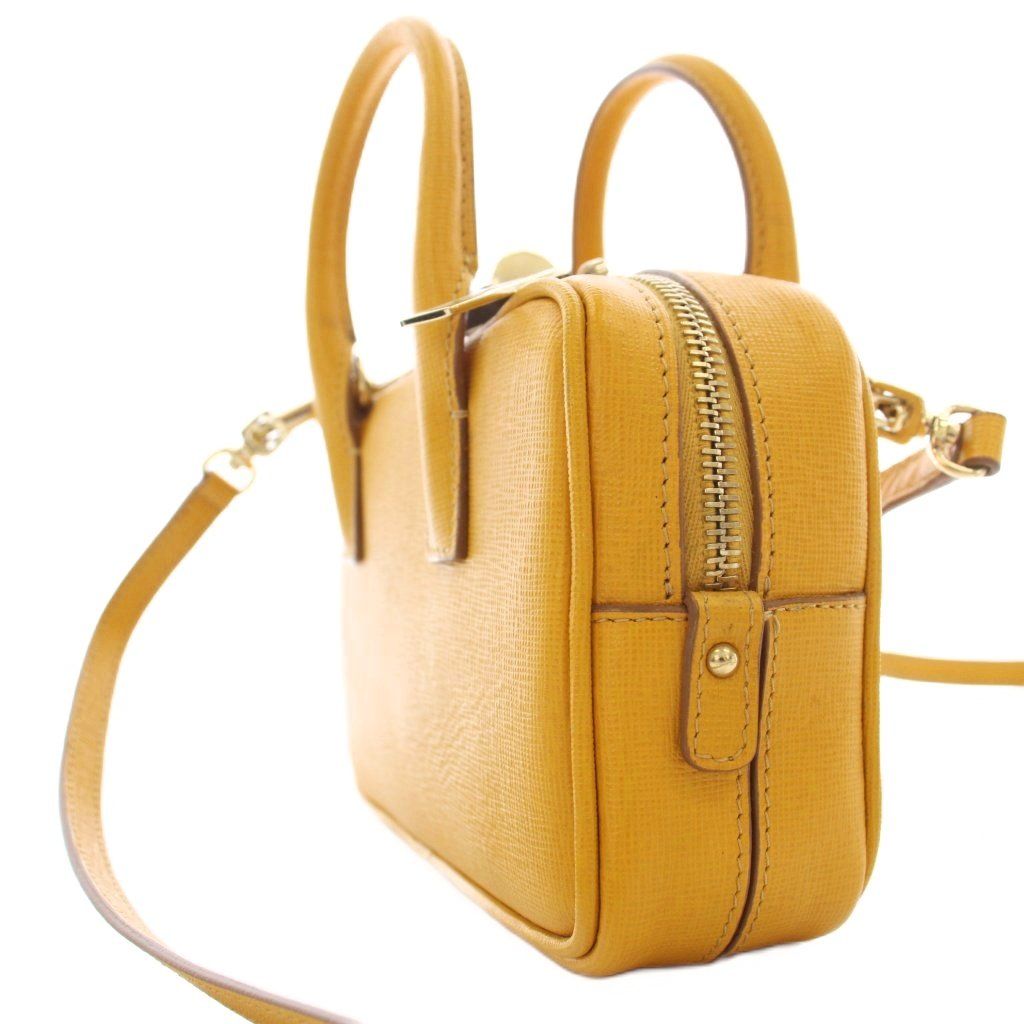 Max Mara Mini Shoulder Bag 2-Way Master Yellow — view 5
