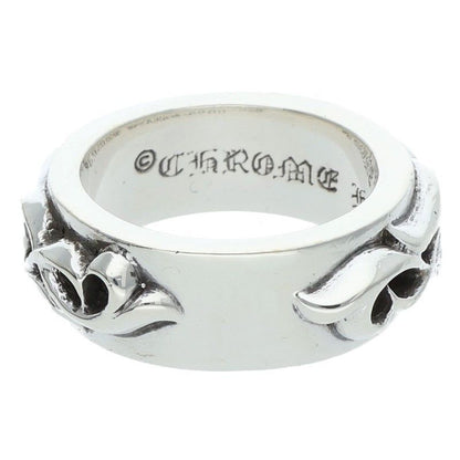 Chrome Hearts Dbl Narrow Vine Band Double Silver Ring — view 2
