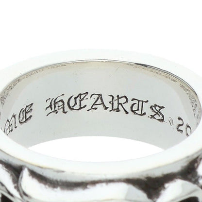 Chrome Hearts Dbl Narrow Vine Band Double Silver Ring — view 4