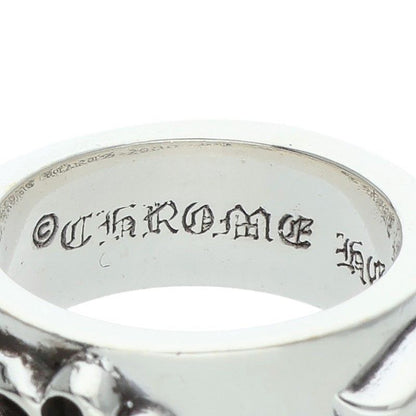Chrome Hearts Dbl Narrow Vine Band Double Silver Ring — view 3