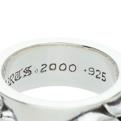 Chrome Hearts Dbl Narrow Vine Band Double Silver Ring — view 5