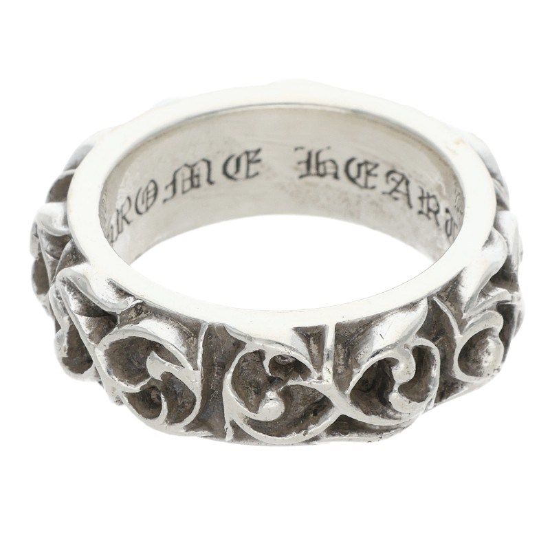 Chrome Hearts Etrnity Vine Band Eternity Silver Ring