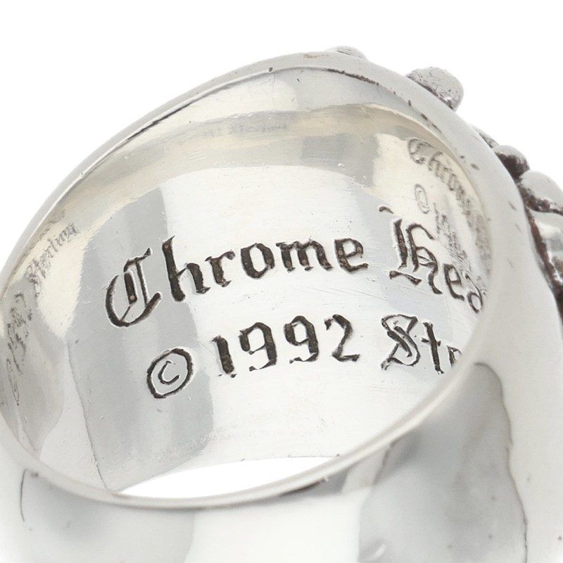 Chrome Hearts Keeper Silver Ring — view 3