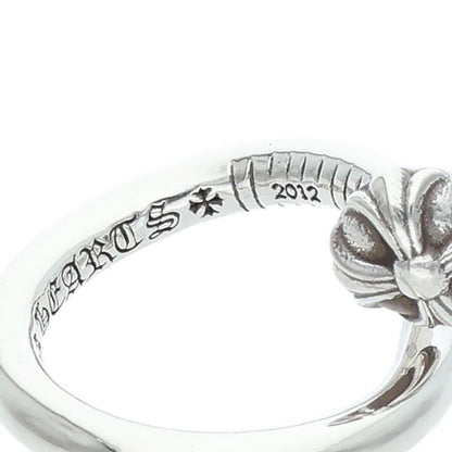 Chrome Hearts Nail Crsball Cross Ball Silver Ring — view 4