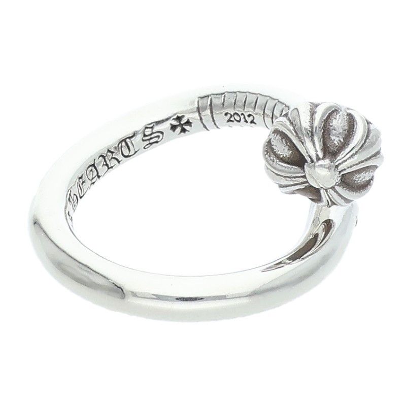 Chrome Hearts Nail Crsball Cross Ball Silver Ring — view 5