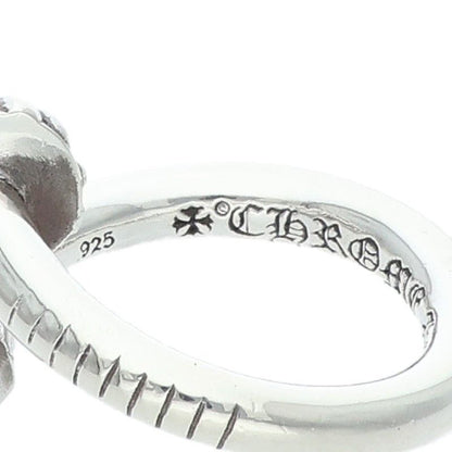Chrome Hearts Nail Crsball Cross Ball Silver Ring — view 3