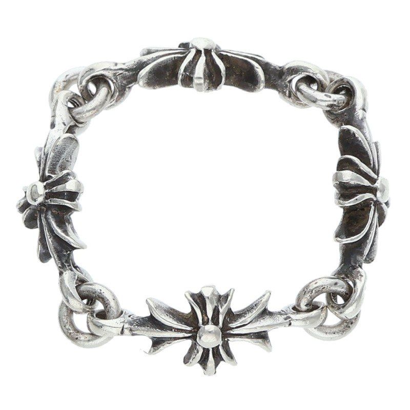 Chrome Hearts Ring Tny CH Pls Tiny Ech Plus Silver