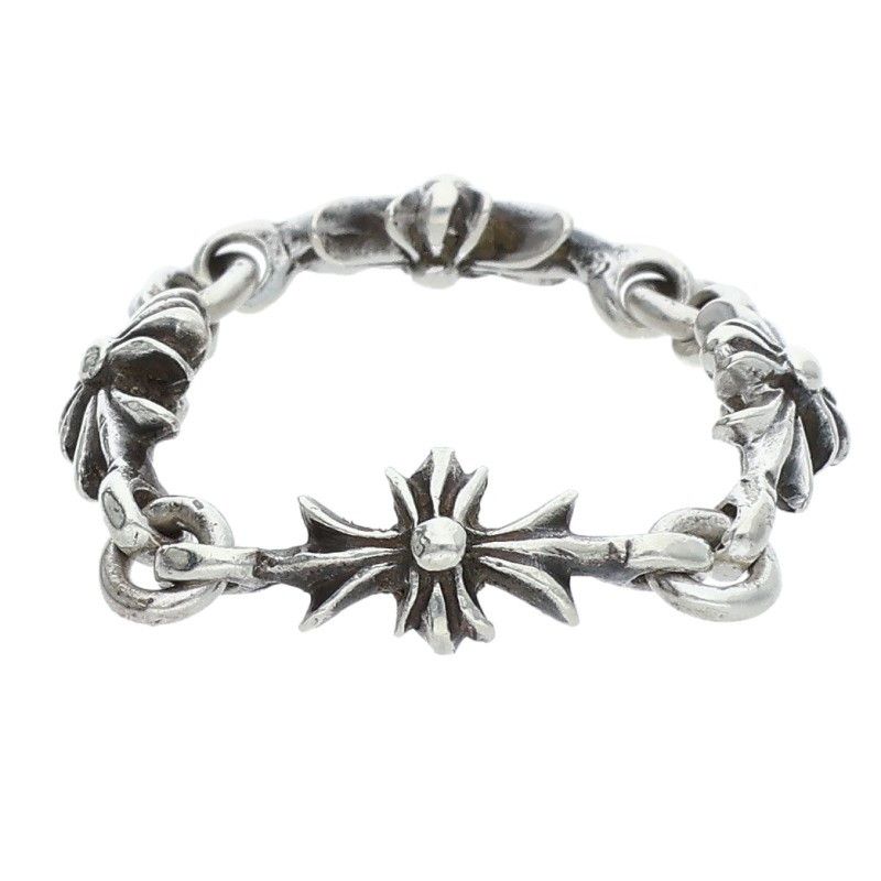 Chrome Hearts Ring Tny CH Pls Tiny Ech Plus Silver — view 3